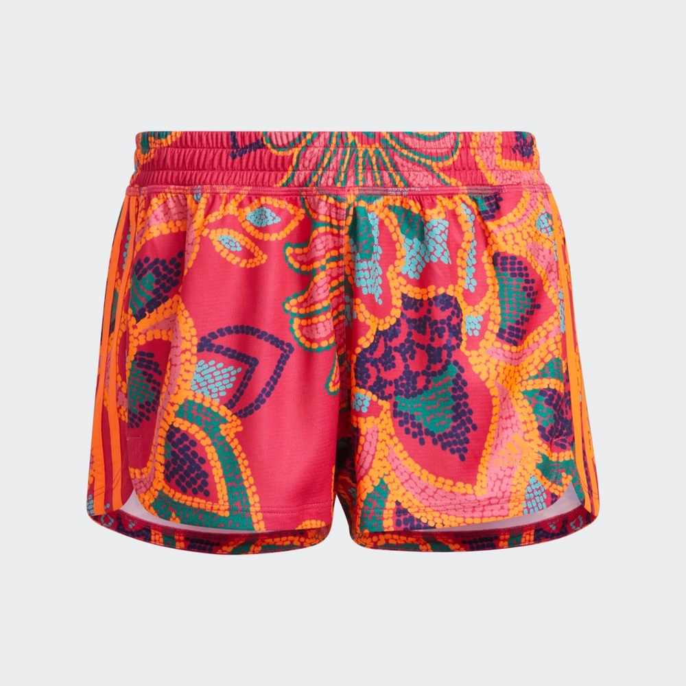 NWT FARM RIO x Adidas Pacer 3-Stripes knit shorts in XS - sold out everywhere